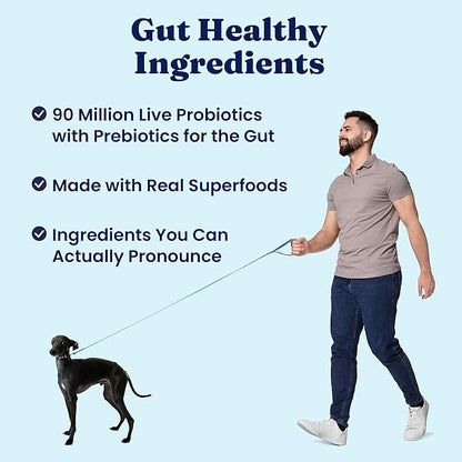 Solid Gold, Hund-N-Flocken, Dog Food Dry with Lamb, Rice and Omega 3 Fish Oil for Dogs, Probiotics, 24 LB