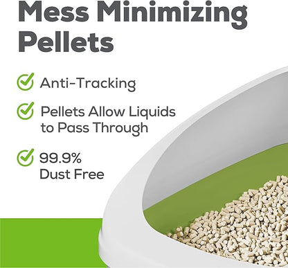 Purina Tidy Cats Breeze Pellets, 3.5 lbs (Pack of 4), Unscented, Recycled Paper, Low-tracking, 99.9% Dust-free, Multi-cat
