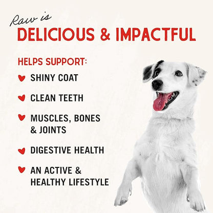 Stella & Chewy's Freeze-Dried Raw Beef Meal Mixers- Dog Food Topper and Mixer - Made with 95% Grass-Fed Beef, Organs & Bone - Perfect for Picky Eaters - Grain-Free - 1 oz (Pack of 2)