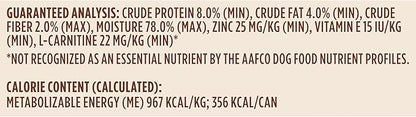 Nutrish Rachael Ray Weight Management Wet Dog Food Premium Paté Real Turkey & Pumpkin Recipe, 13 oz. Can, 12 Count