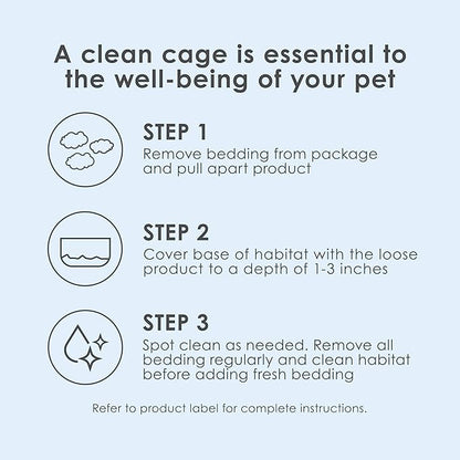 Kaytee Clean & Cozy Natural Paper with Extreme Odor Control Bedding, Made with 100% Recycled Paper