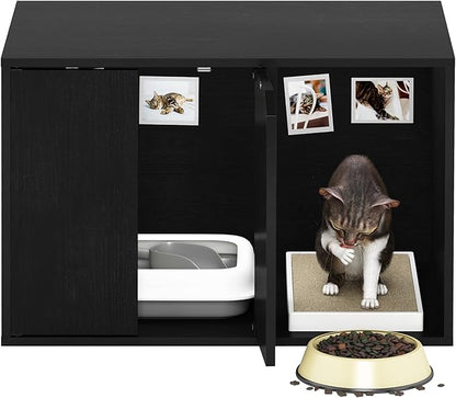 Furinno Peli Litter Box Enclosure, Small, Americano
