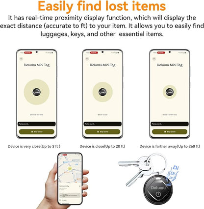 Air Tracker Android, 2026 New Smart Tags-4 Pack Android Tracker for Google'S Find Hub App, Bluetooth Tracker Keys Finder and Item Locator & GPS Trackers for Keys,Luggages,Wallet, IP67