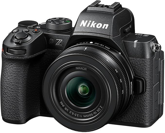 Nikon Z50 II with Wide-Angle Zoom Lens | Compact mirrorless Stills/Video Camera with Easy Color presets and Wireless Photo Sharing | Nikon USA Model