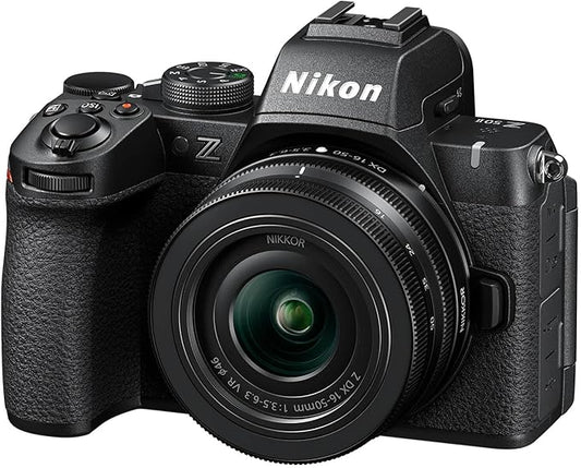 Nikon Z50 II with Wide-Angle Zoom Lens | Compact mirrorless Stills/Video Camera with Easy Color presets and Wireless Photo Sharing | Nikon USA Model