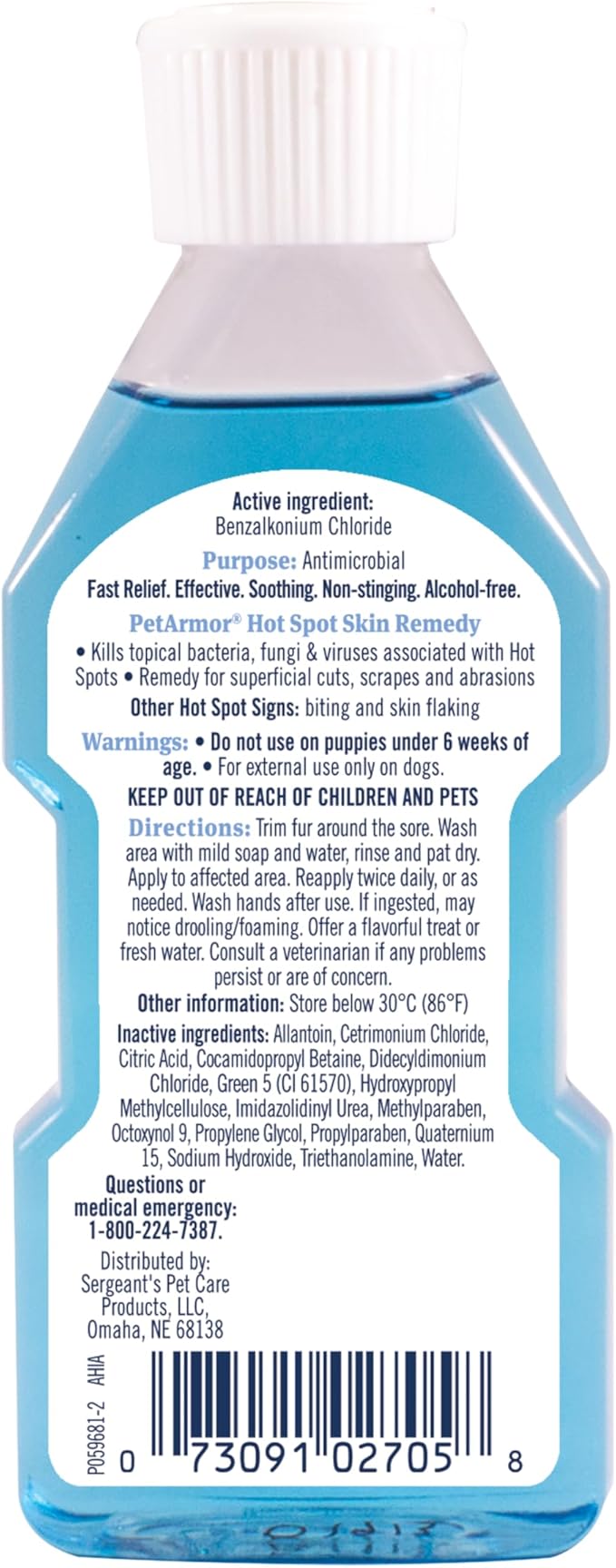 PetArmor Hot Spot Skin Remedy for Dogs, 4 oz
