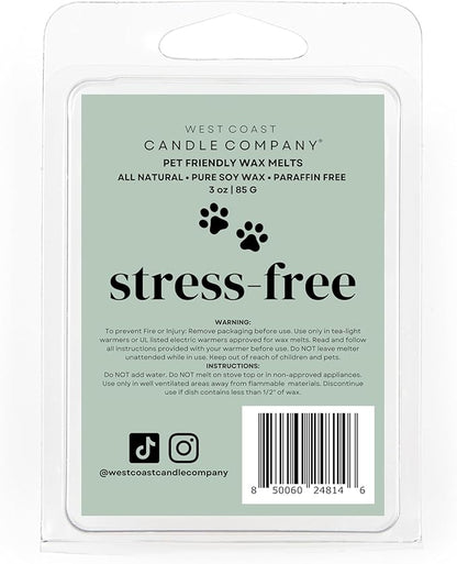Pet Safe Wax Melts for Dogs | Non Toxic Soy Wax Melts | Natural, Paraffin-Free, Clean Burning | Odor Eliminating Wax Cubes | Stress-Fress