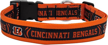 Pets First NFL Cincinnati Bengals Licensed PET COLLAR, Extra Large - Heavy-Duty, Strong, and Durable Dog Collar. Available in 31 Football Teams and 4 Sizes