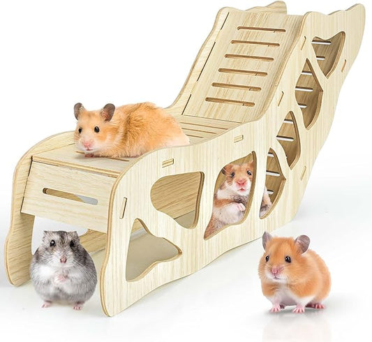 Hamster Tunnel Hideout Climbing Ladder for Burying in Hamster Bedding or Connecting with Hamsters Nut Stuff Hamsters Cage Accessories