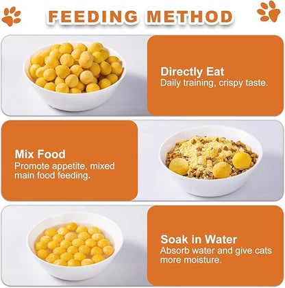 Dylan's cabin Freeze Dried Quail Egg Yolk - Single Ingredient Cat and Dog Treats Raw Natural Healthy Tasty Snacks for Training (198g)