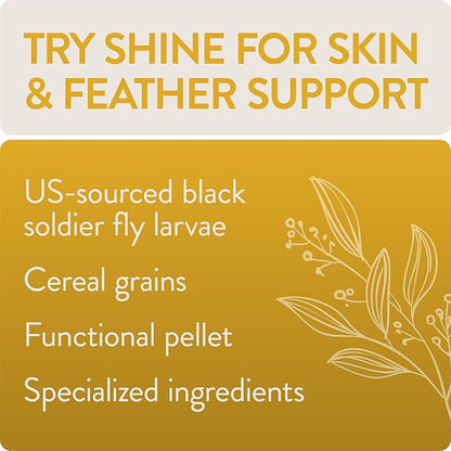 FLOCKLEADER Shine, Functional Poultry Treats for Skin and Feather Support, 3.5 lb