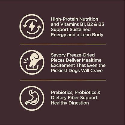 Wellness CORE RawRev Grain-Free Dry Dog Food, Natural Ingredients, Made in USA with Real Freeze-Dried Meat (Adult, Turkey, 4 lbs) (Pack of 2)