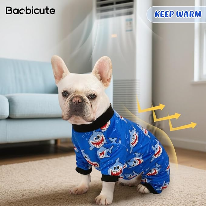 4 Pack Dog Pajamas Soft Lightweight Dog Recovery Suit Onesie Clothes for Small Medium Female Pet Boys Girls Dogs