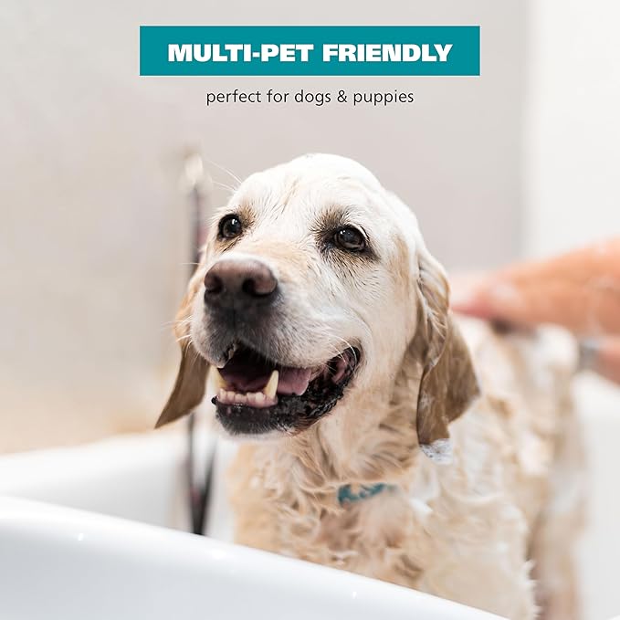 Wahl USA Extra Gentle Hypoallergenic Dog Shampoo – Plant Based for Sensitive Skin - pH Balanced, Alcohol Free, Paraben Free, PEG-80 Free Formula - Fragrance and Dye Free, 24 Oz – Model 3025811