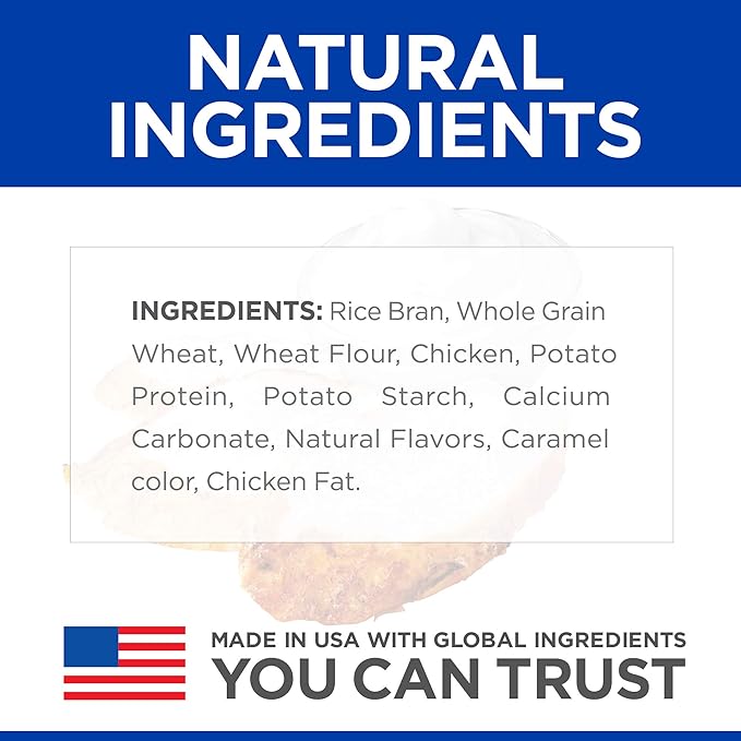 Hill's Natural Baked Light Biscuit Treats for Small Dogs, Chicken, 8 oz. Bag