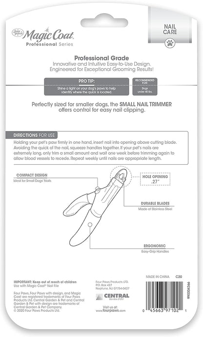 Four Paws Magic Coat Professional Series Nail Trimmer for Dogs Small