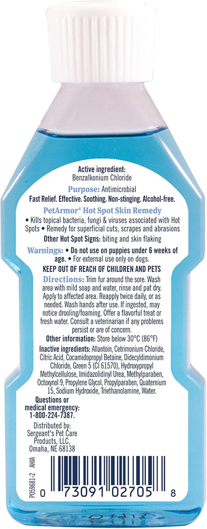 PetArmor Hot Spot Skin Remedy for Dogs, 4 oz (Pack of 2)