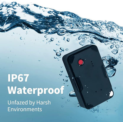 GPS Tracker for Vehicles, No Monthly Fee, No Subscription, Real-Time Location, Long Battery Life, Hidden Magnetic Tracking Device for Cars, Trip History, GeoFence, Driving Alerts, Global Coverage