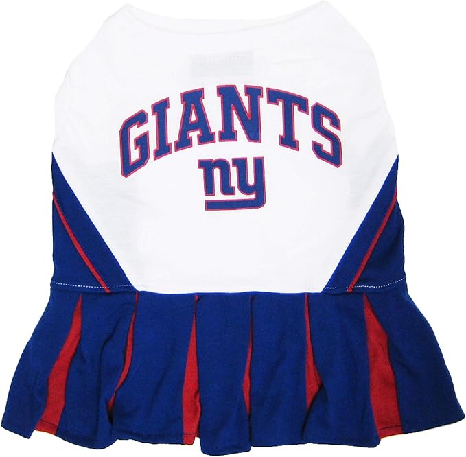 New York Giants NFL Cheerleader Dress For Dogs - Size X-Small