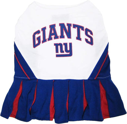 New York Giants NFL Cheerleader Dress For Dogs - Size X-Small
