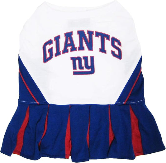 New York Giants NFL Cheerleader Dress For Dogs - Size X-Small