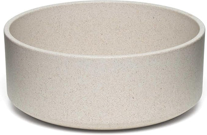 Loving Pets - Dolce Bamboo - Eco-Friendly Pet Bowls & Dishes for Dog, Cats, Puppy Food and Water Dish -Sustainable and Dishwasher Safe, Made with Real Bamboo (Large, Oat-Beige)