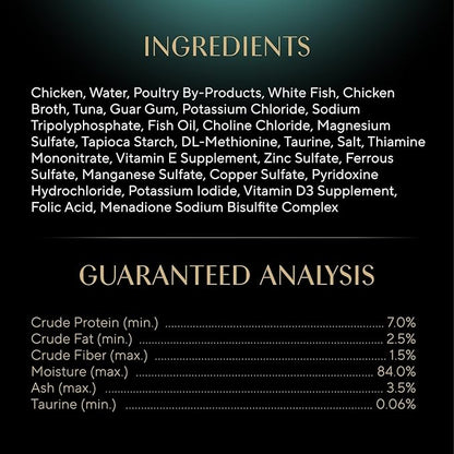 Sheba Perfect Portions Wet Cat Food Pate White Fish & Tuna Entree,2.6 oz. Twin-Pack Trays,Cat Food Wet Recipe (,48 Servings),24 Count (Pack of 2)