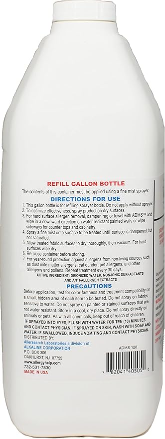 Allersearch ADMS Anti-Allergen Spray 128 Oz