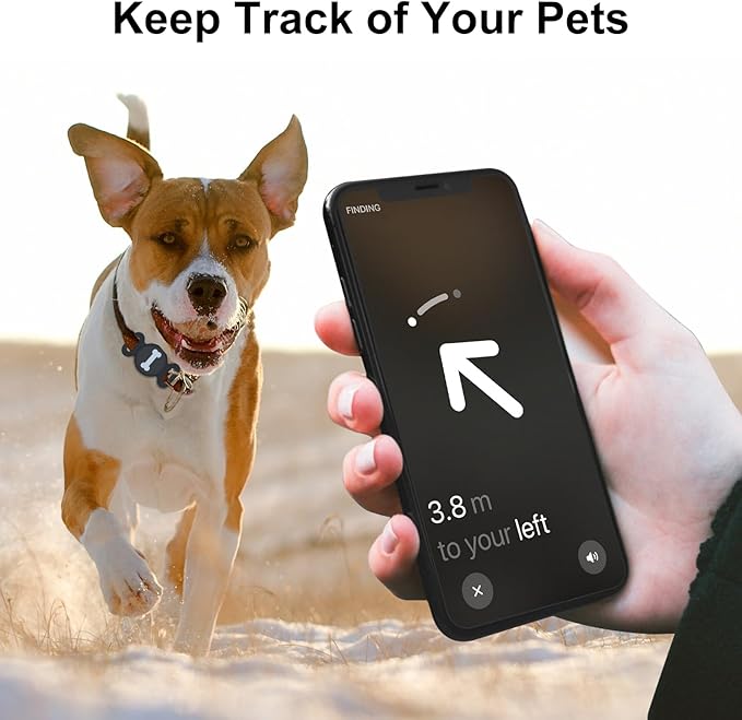 Waterproof Collar Holder Compatible with Airtag (2 Pack), Protective Anti-Lost Case for GPS Tracker, Silicone Collar Holder for Pets