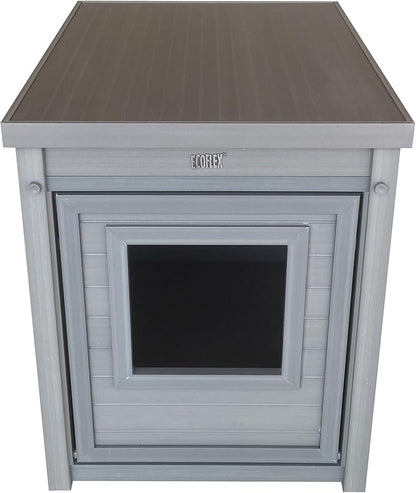 New Age Pet ECOFLEX Cat Box Cover and End Table with Litter Box Enclosure and a 10 Year Warranty Hides Unsightly Litter Box made with Moisture & Odor Resistant Composite Material