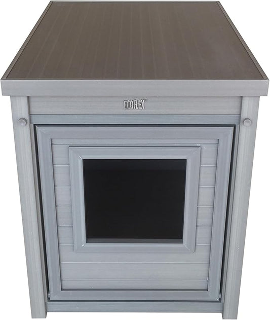 New Age Pet ECOFLEX Cat Box Cover and End Table with Litter Box Enclosure and a 10 Year Warranty Hides Unsightly Litter Box made with Moisture & Odor Resistant Composite Material