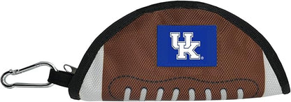Pets First NCAA Kentucky Wildcats Collapsible Dog Travel Bowl, Food and Water Bowl for Dogs & Cats. Lightweight Leak-Proof Pet Bowl for Travel with Football Field & Pebble-Grain Design