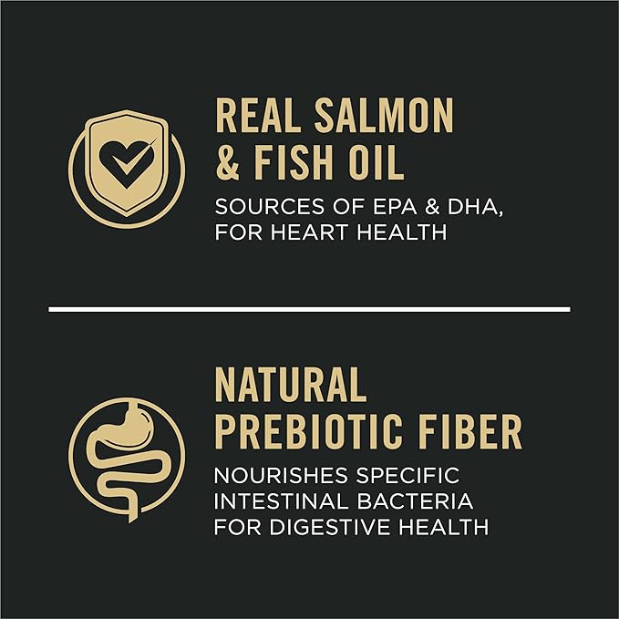 Purina Pro Plan Sensitive Skin and Stomach Dog Food Dry, Adult Salmon & Rice Formula, Digestive Health - 4 lb. Bag