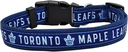 Pets First NHL Collar for Dogs & Cats. Adjustable, Cute, & Stylish! The Ultimate Hockey Fan Collar!