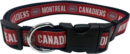 Pets First NHL Collar for Dogs & Cats. Adjustable, Cute, & Stylish! The Ultimate Hockey Fan Collar!