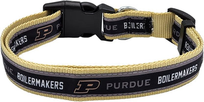 Pets First Collegiate Pet Accessories, Dog Collar, Purdue Boilermakers, Large