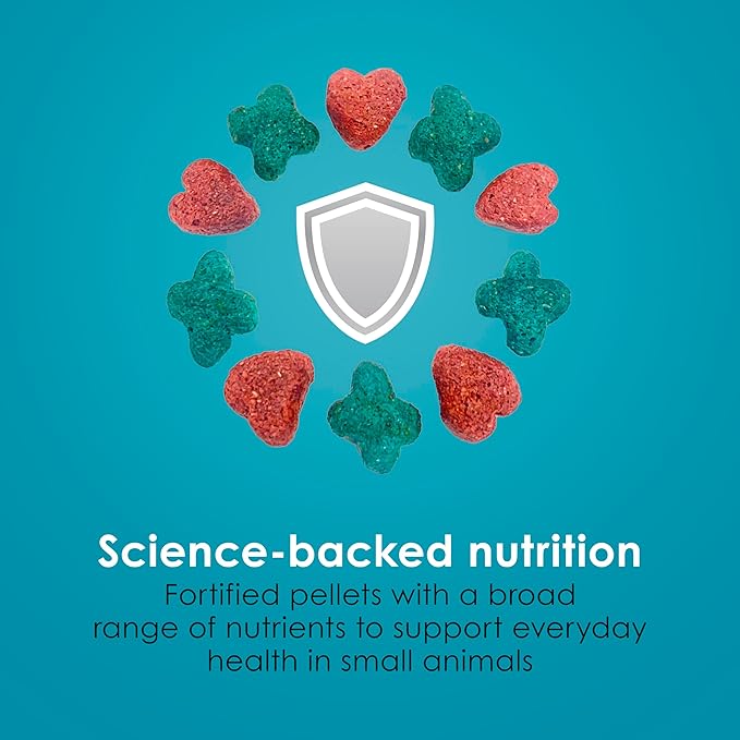 Kaytee Forti-Diet Pro Health Nourish+Protect Hamster and Gerbil Food, Comprehensive Nutrition Backed by Science, Digestive Health, Immune Support, 3 Pounds