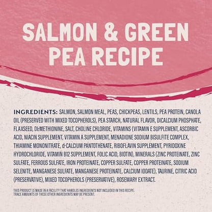 Natural Balance Limited Ingredient Adult Grain-Free Dry Cat Food, Salmon & Green Pea Recipe, 10 Pound (Pack of 1)