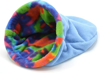 Oxbow Enriched Life Cozy Cave, Large, Guinea Pig Hideout, Bunny Hideaway, Rabbit Bed, Polar Fleece Small Animal Hideout for Guinea Pig Cage, Bunny Enrichment, Rat & Chinchilla Habitat Accessory