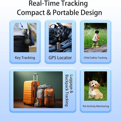 GPS Pet Tracker for Dogs & Cats | Apple Find My Compatible | No Monthly Fee | IP68 Waterproof | Real-Time Location Tracking