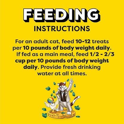 Temptations Cat Treats, Classic Crunchy and Soft Cat Treats, Catnip Fever Flavor, Catnip Treats, 6.3 oz. Pouch (Pack of 10)