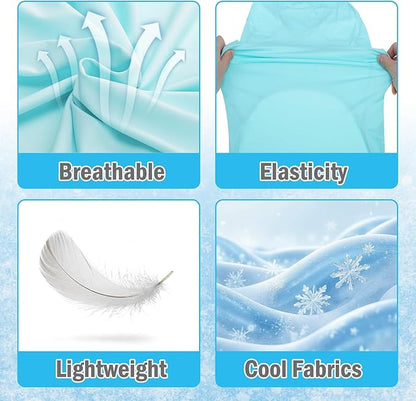 KOOLTAIL Dog Clothes for Large Dogs Boys Girls, 3 Pack Cotton Comfortable Dog T Shirts Coats for Outdoor, UV & Insect Protection Anti-Hair Loss & Lightweight Pet Vest Tank Tops Apparel,Blue&Green,XL