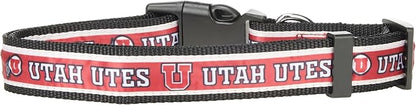 Pets First Collegiate PET Collar New Version Utah Utes Dog Collar, Size Large. Best Sports Team Color for Dogs & Cats. A Shiny & Colorful Dog & Cat Collar Licensed by The NCAA