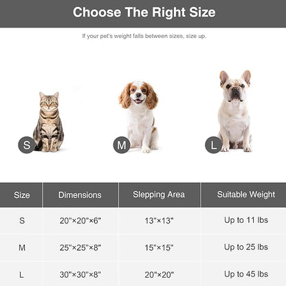 Love's cabin Round Donut Cat and Dog Cushion Bed, 20in Pet Bed for Cats or Small Dogs, Anti-Slip & Water-Resistant Bottom, Super Soft Durable Fabric Pet Beds, Washable Luxury Cat & Dog Bed Pink