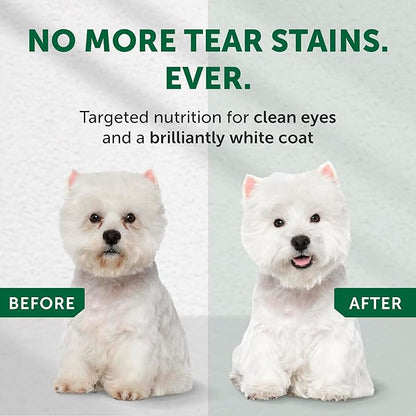 Nature's Protection Dry Dog Food for Small Breed - High Protein, Grain-Free Anti-Tear Stain Diet for White & Light Fur Adult Dogs, Small Bites Kibble (Superior Care - White Fish, 22 lb)