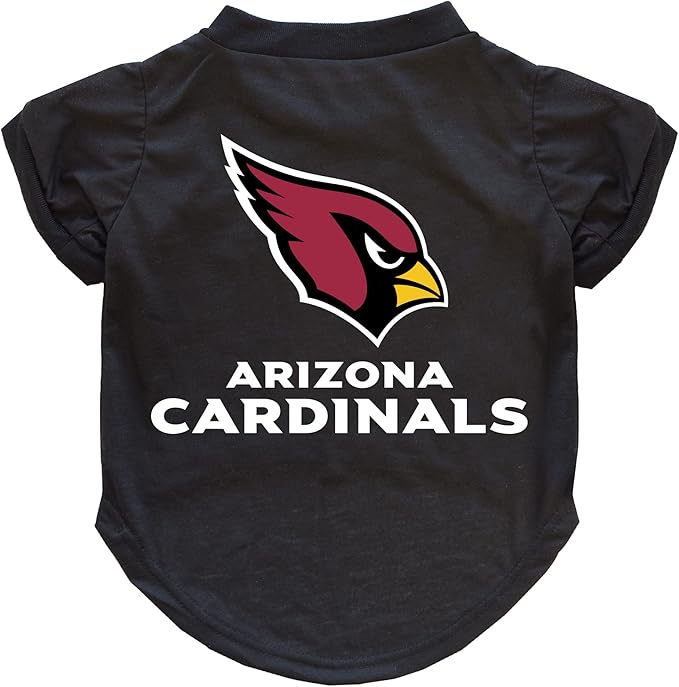 Littlearth NFL Arizona Cardinals Pet T-Shirt, Team Color, X-Small