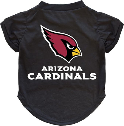 Littlearth NFL Arizona Cardinals Pet T-Shirt, Team Color, X-Small