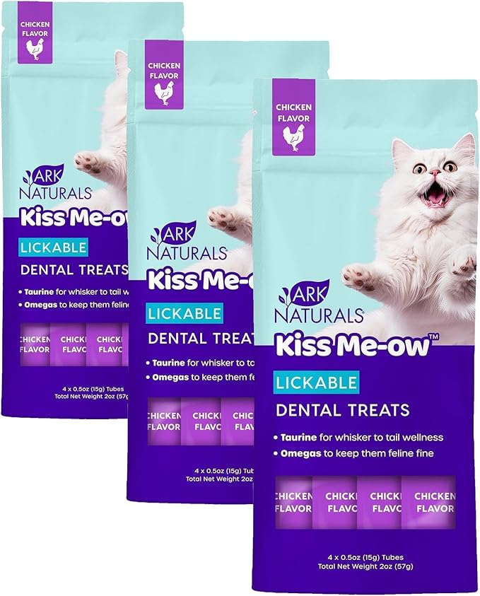 ARK NATURALS, Kiss Me-Ow Lickable Chicken, 2 oz (Pack of 3)