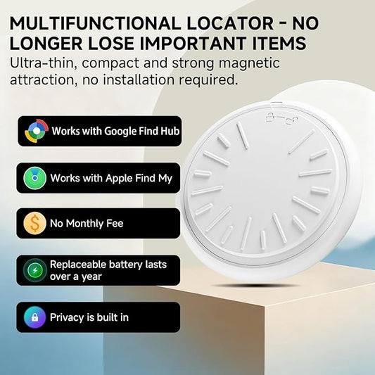 GPS Tracker for Vehicles - Car Tracker Device Hidden for Vehicles, Real-Time Mini Tracker Device for Vehicles, No Monthly Fee Subscription No SIM Card Required(Available for Android and iOS) (1 Pack)