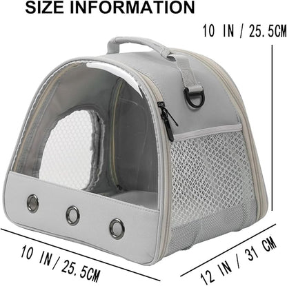 Pet Travel Carrier with Absorbent Pad Set, Pee Pad with Leak-Proof Quick-Dry Design for Bearded Dragon,Portable Guinea Pig Bag for Sugar Glider,Hedgehog,Rat,Bunny,Rat,Outdoor Used